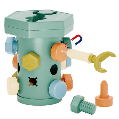 Montessori Technical Cylinder Screw and Unscrew