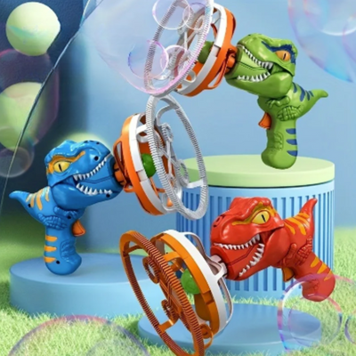Dinosaur Portable Automatic Bubble Maker Colourful Big Bubble Summer Indoor Outdoor Toys for Kids