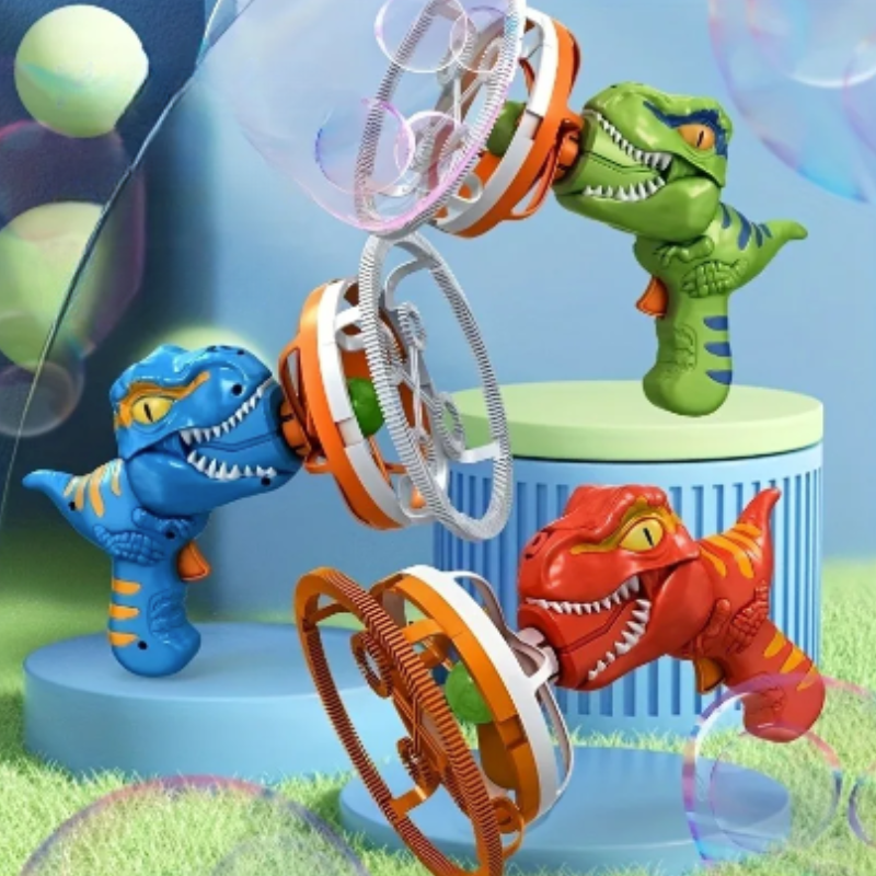 Dinosaur Portable Automatic Bubble Maker Colourful Big Bubble Summer Indoor Outdoor Toys for Kids