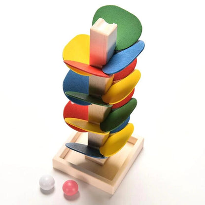 The slide tree / marble run - Educational toy