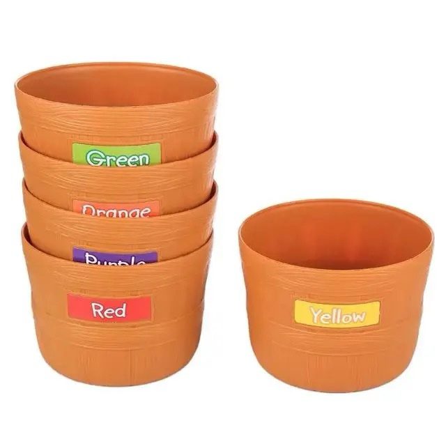 Jouet de tri du marché fermier – Fruits et légumes colorés pour le jeu d'imitation et l'apprentissage