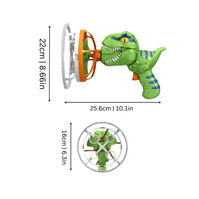 Dinosaur Portable Automatic Bubble Maker Colourful Big Bubble Summer Indoor Outdoor Toys for Kids