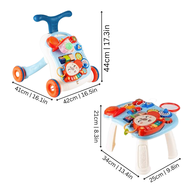 BabyWalker – Veilig & Interactief – 3-in-1 Baby Looptrainer & Speelcentrum