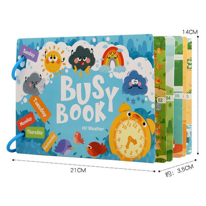 Mini Busy Book - Numerals Theme | Math, Counting, and Numbers Activity Book for Preschoolers