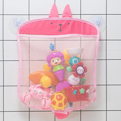 Fidtoy Bath Toy Organizer Mesh Storage Bag for Bathroom