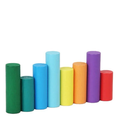 Mini Pegs Sorting – Montessori Color Matching and Size Gradation Toy for Toddlers