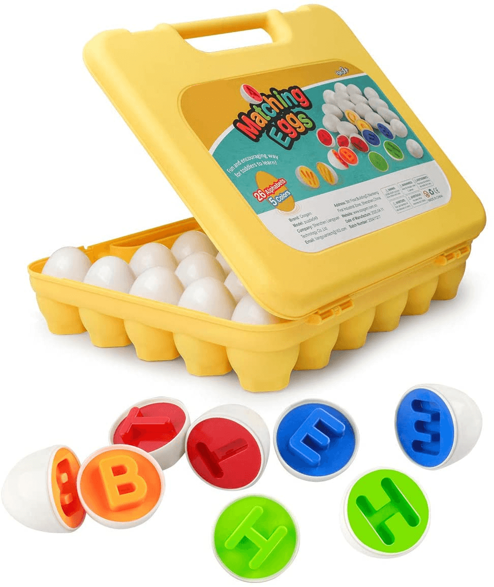 Montessori ABC Matching Easter Eggs