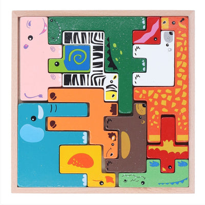 Montessori Animal Building Blocks
