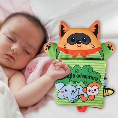 Libro de tela Montessori para bebé