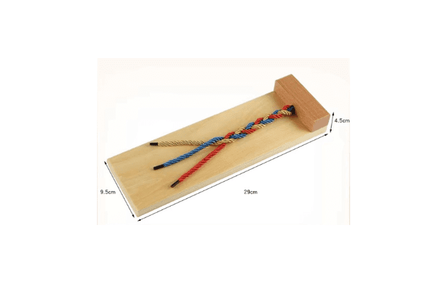 Montessori Braiding Board - Practical Life Fine Motor Activity
