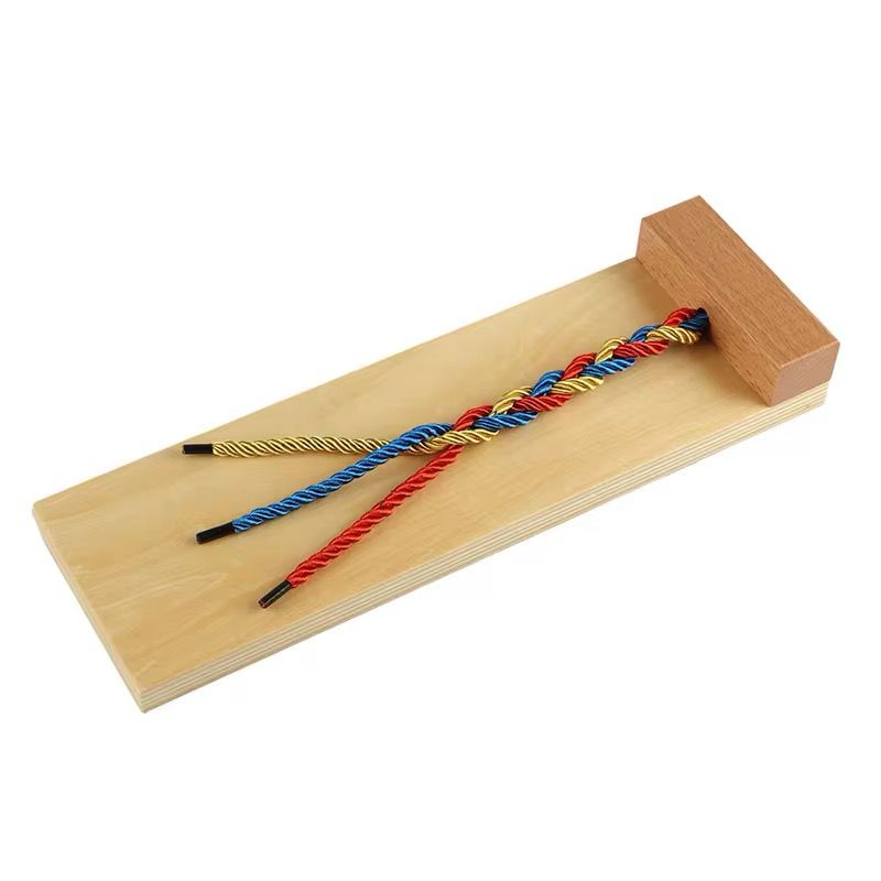 Montessori Braiding Board - Practical Life Fine Motor Activity