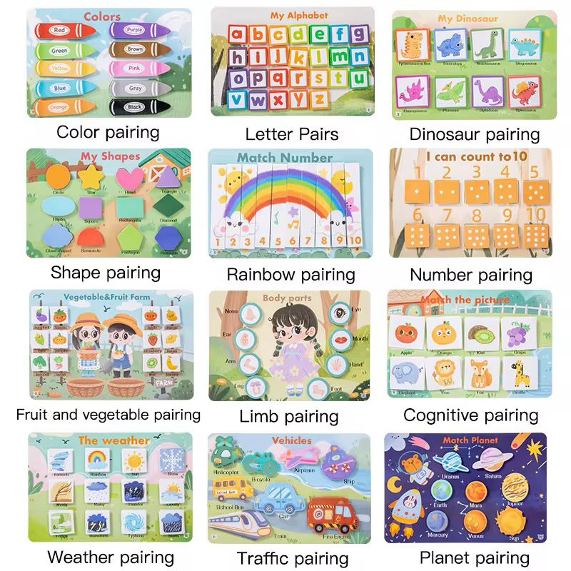 Mini Busy Book with 12 Hands-On Learning Activities – Interactive Early Education for Toddlers and Preschoolers