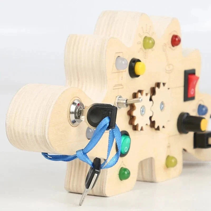 Fidtoy Montessori Tablero de Botones