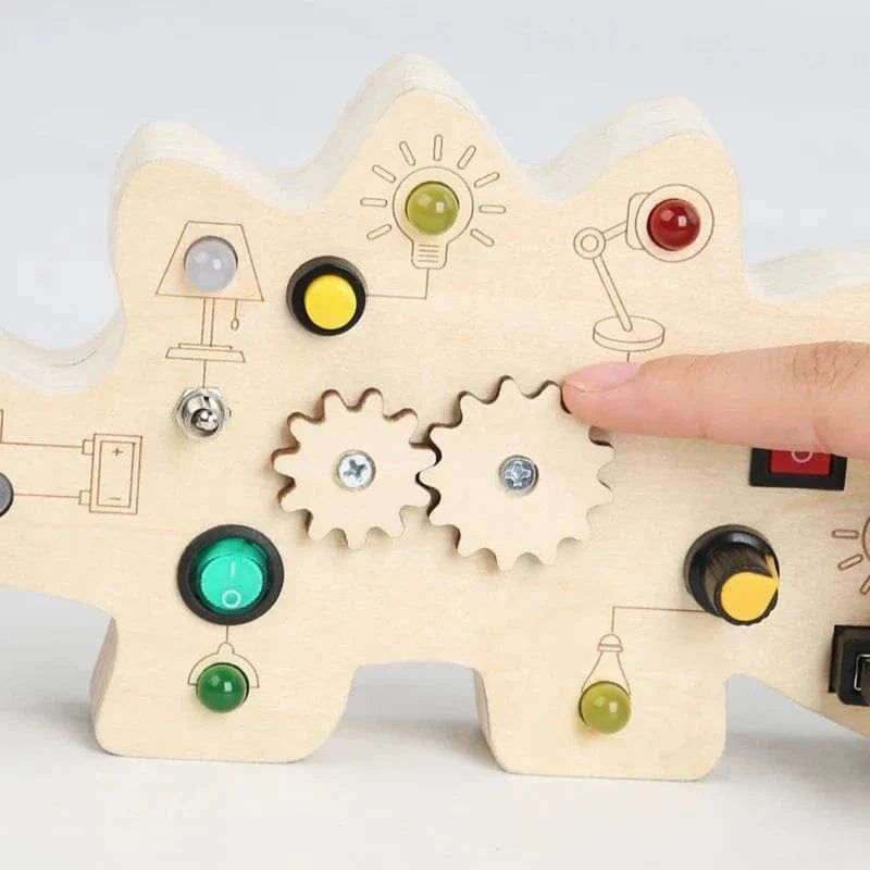Fidtoy Montessori Tablero de Botones
