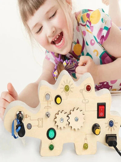 Fidtoy Montessori Tablero de Botones