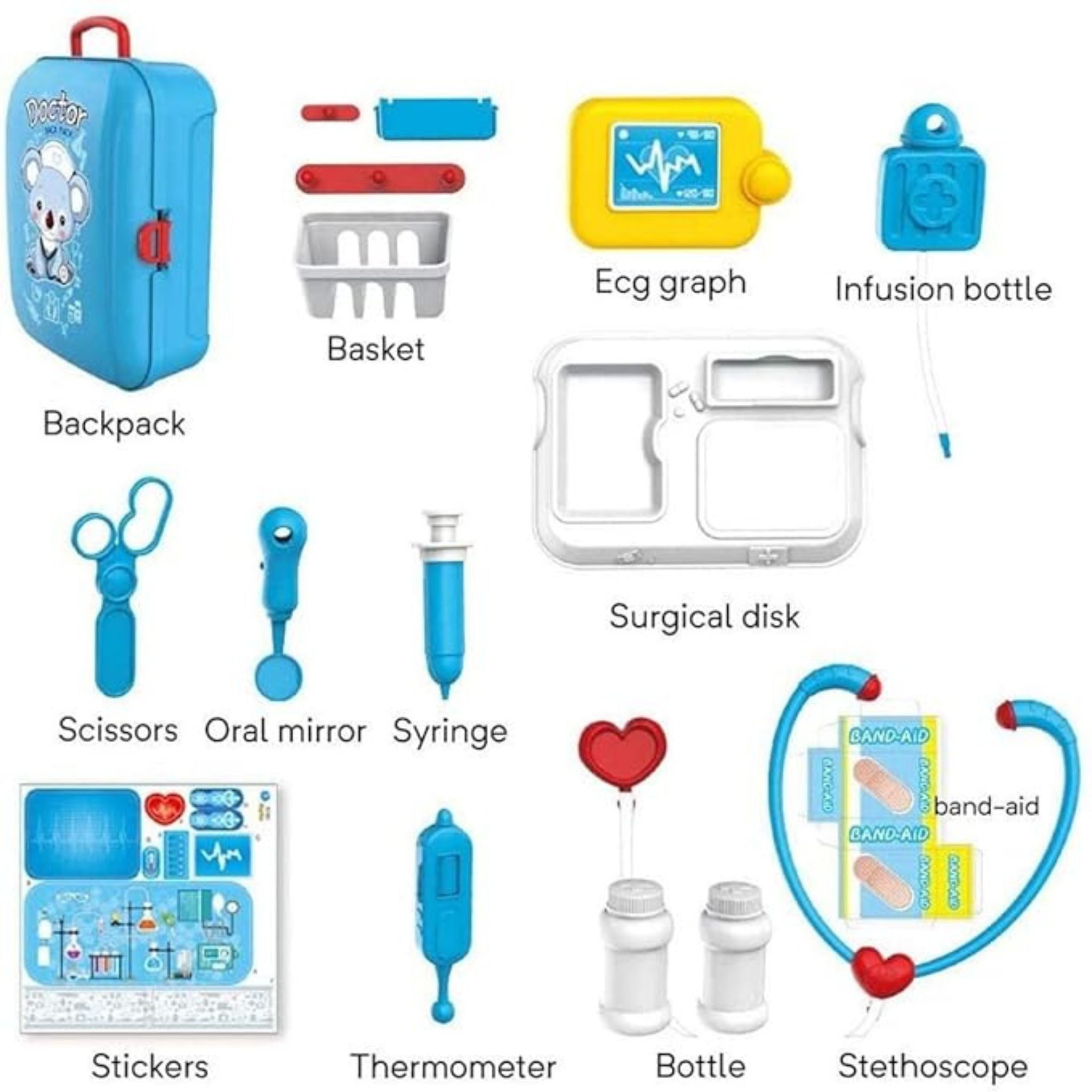 Kit de herramientas médicas Montessori