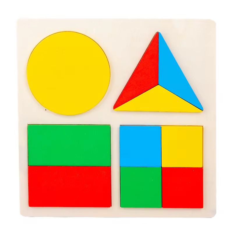 Montessori Fraction Puzzle Board (4 in a Set)