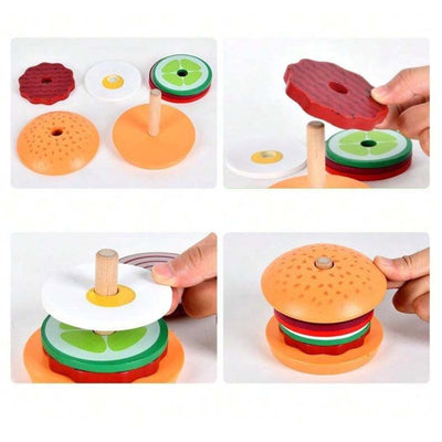 Constructor de hamburguesas Montessori