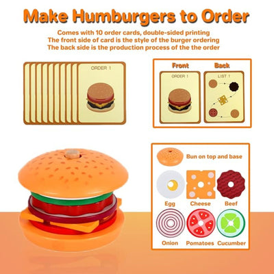 Constructor de hamburguesas Montessori