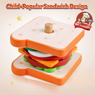 Constructor de hamburguesas Montessori