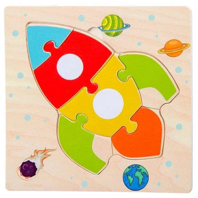 Fidtoy Montessori Happy Puzzles