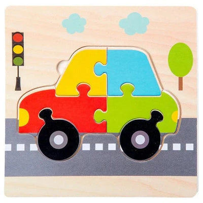 Fidtoy Montessori Happy Puzzles