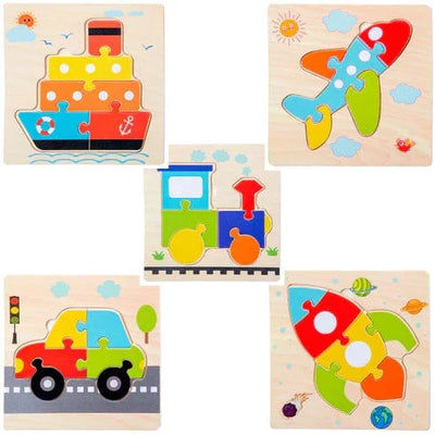 Fidtoy Montessori Happy Puzzles