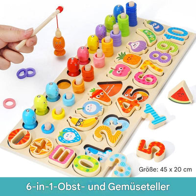 Puzzles en bois Montessori pour bébés et jeunes enfants