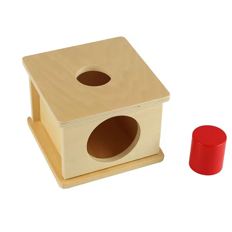 Montessori Imbucare Box with Large Cylinder