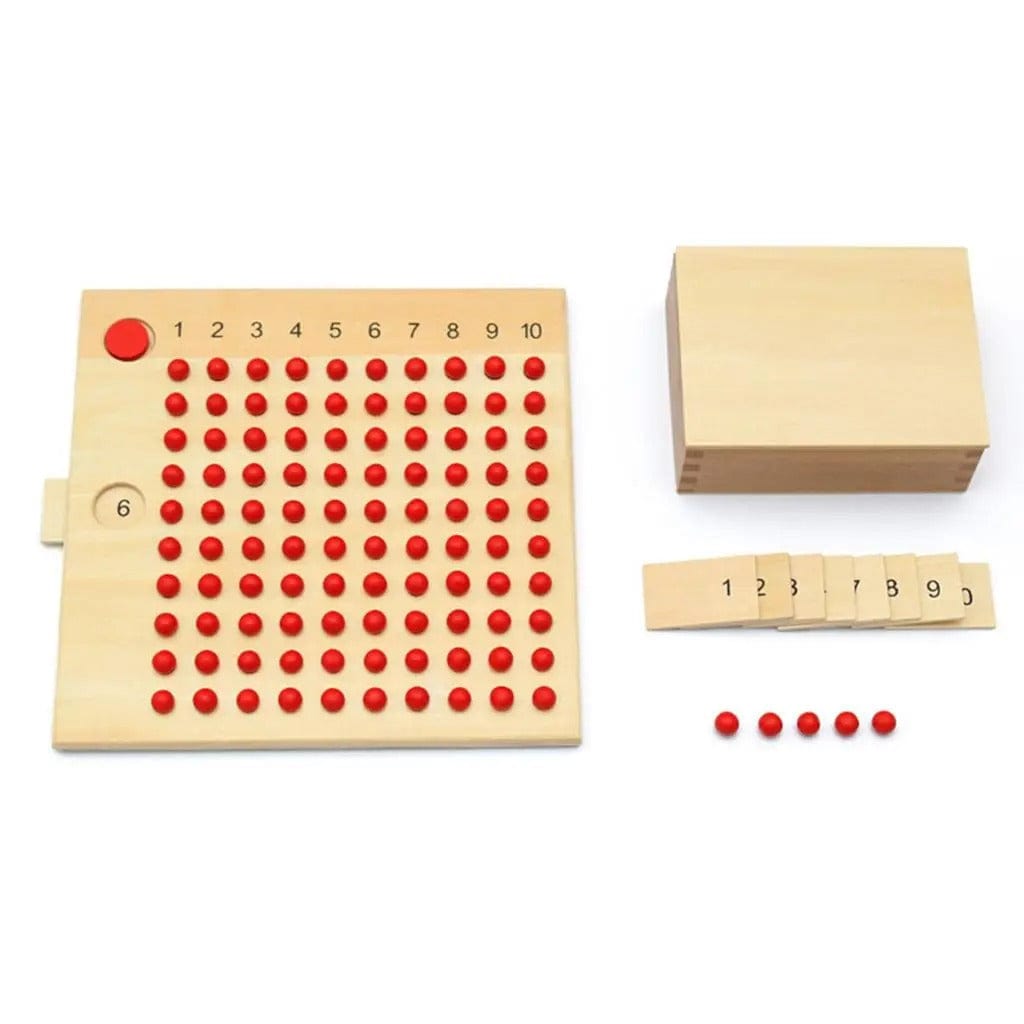 Tablero Montessori de Multiplicación y División