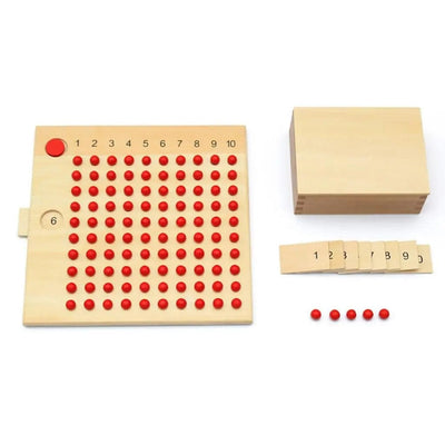 Tablero Montessori de Multiplicación y División