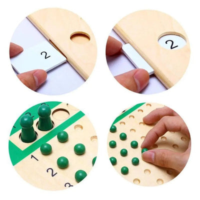 Tablero Montessori de Multiplicación y División
