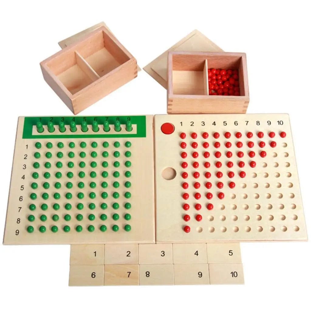 Tablero Montessori de Multiplicación y División