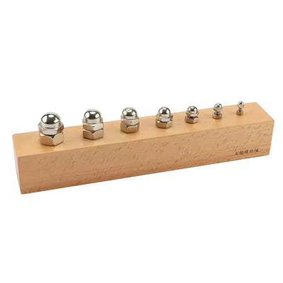 Montessori Écrous et Boulons Set C - Matériel de Vie Pratique pour la Motricité Fine