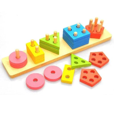 Rompecabezas de clavijas Montessori