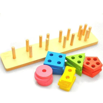 Rompecabezas de clavijas Montessori
