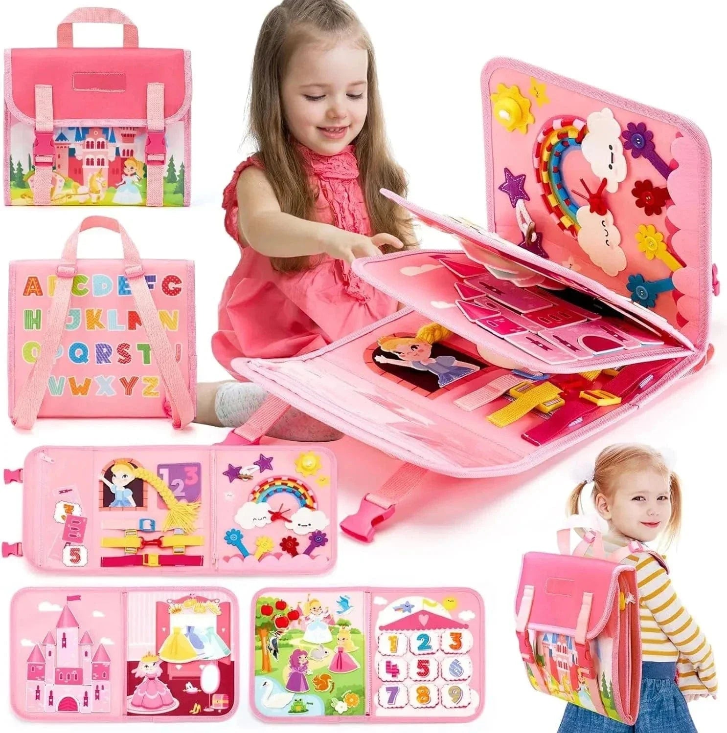 Tableau sensoriel Montessori Fidtoy