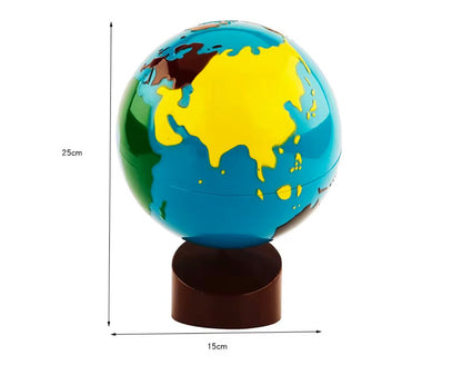 Montessori-Style Globe - Educational Globe for Early Geography