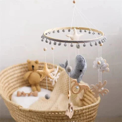 Montessori Whale Mobile