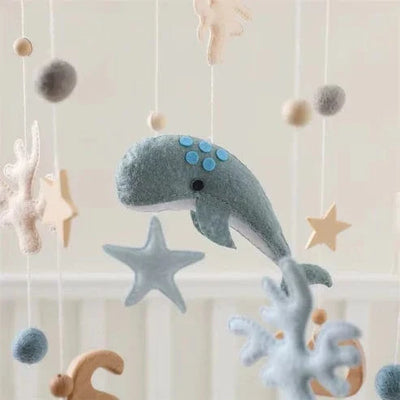 Montessori Whale Mobile