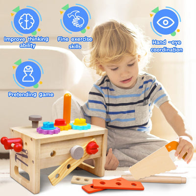 Set de Herramientas de Madera Montessori