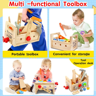 Set de Herramientas de Madera Montessori