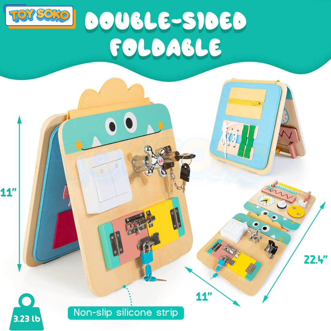 Multifunctional Busy Board – Sensory Childrens Outdoor Toys