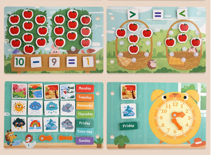 Mini Busy Book - Numerals Theme | Math, Counting, and Numbers Activity Book for Preschoolers