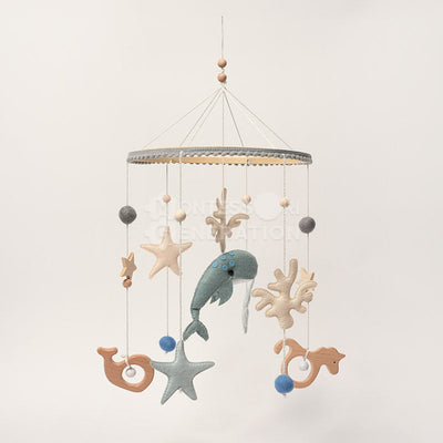 Fidtoy Ocean Baby Crib Mobile for Newborns 0+ Nursery Hanging Decor