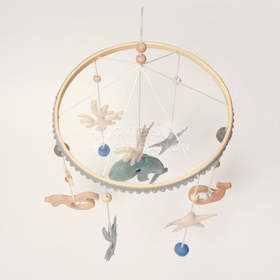 Fidtoy Ocean Baby Crib Mobile for Newborns 0+ Nursery Hanging Decor