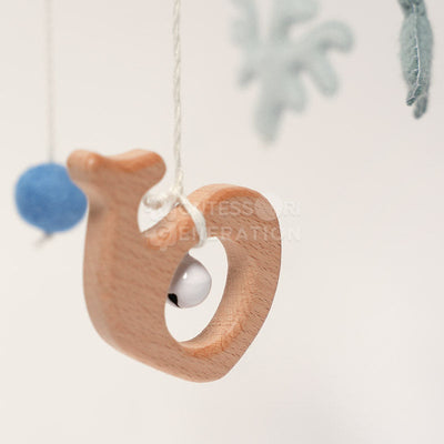Fidtoy Ocean Baby Crib Mobile for Newborns 0+ Nursery Hanging Decor