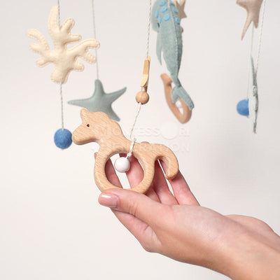 Fidtoy Ocean Baby Crib Mobile for Newborns 0+ Nursery Hanging Decor