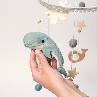 Fidtoy Ocean Baby Crib Mobile for Newborns 0+ Nursery Hanging Decor