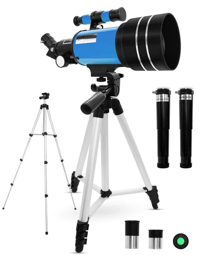 Telescopio astronómico refractor Fidtoy de 70 mm para principiantes